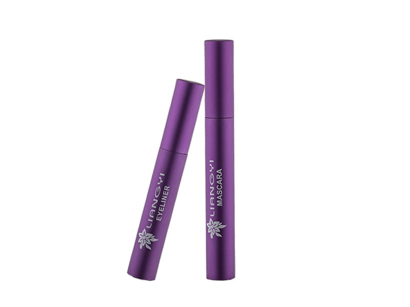 purple print Metal aluminum tube LM-629