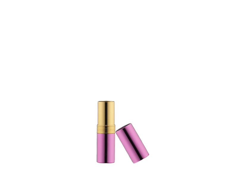 Pink Round Tube Lipstick Metal Aluminum Tube LL-601