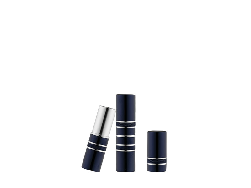 Navy line Round Tube Lipstick Metal Aluminum Tube LL-609