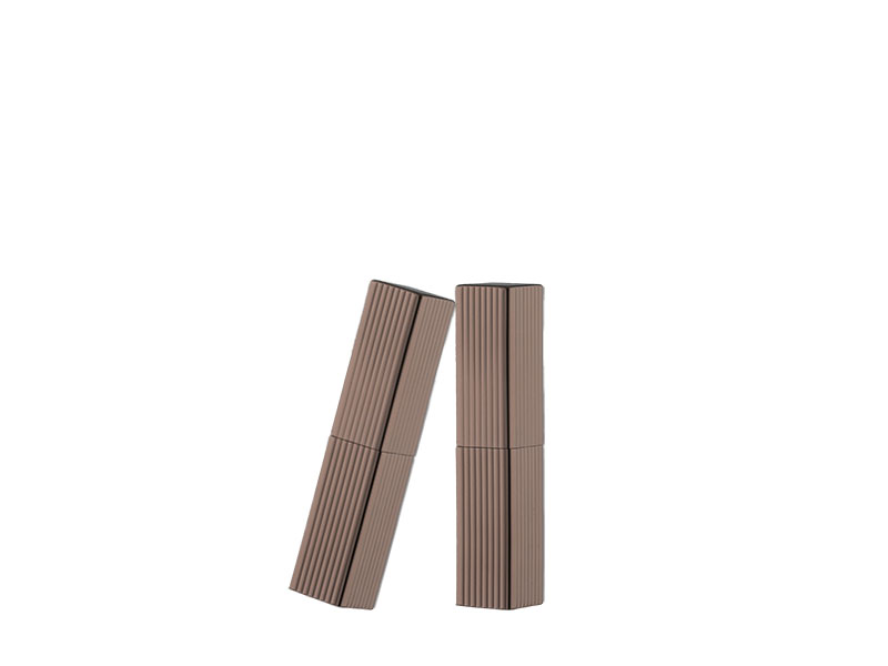 Brushed brown Square tube Metal Aluminum Tube LL-645